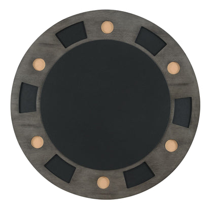 Prince - Round Game Table - Gray