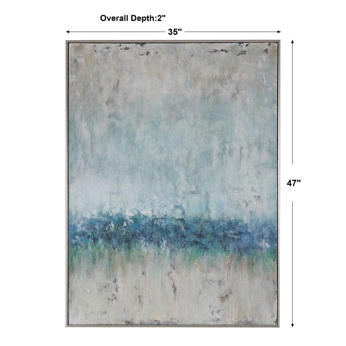 Tidal Wave - Abstract Art - Blue