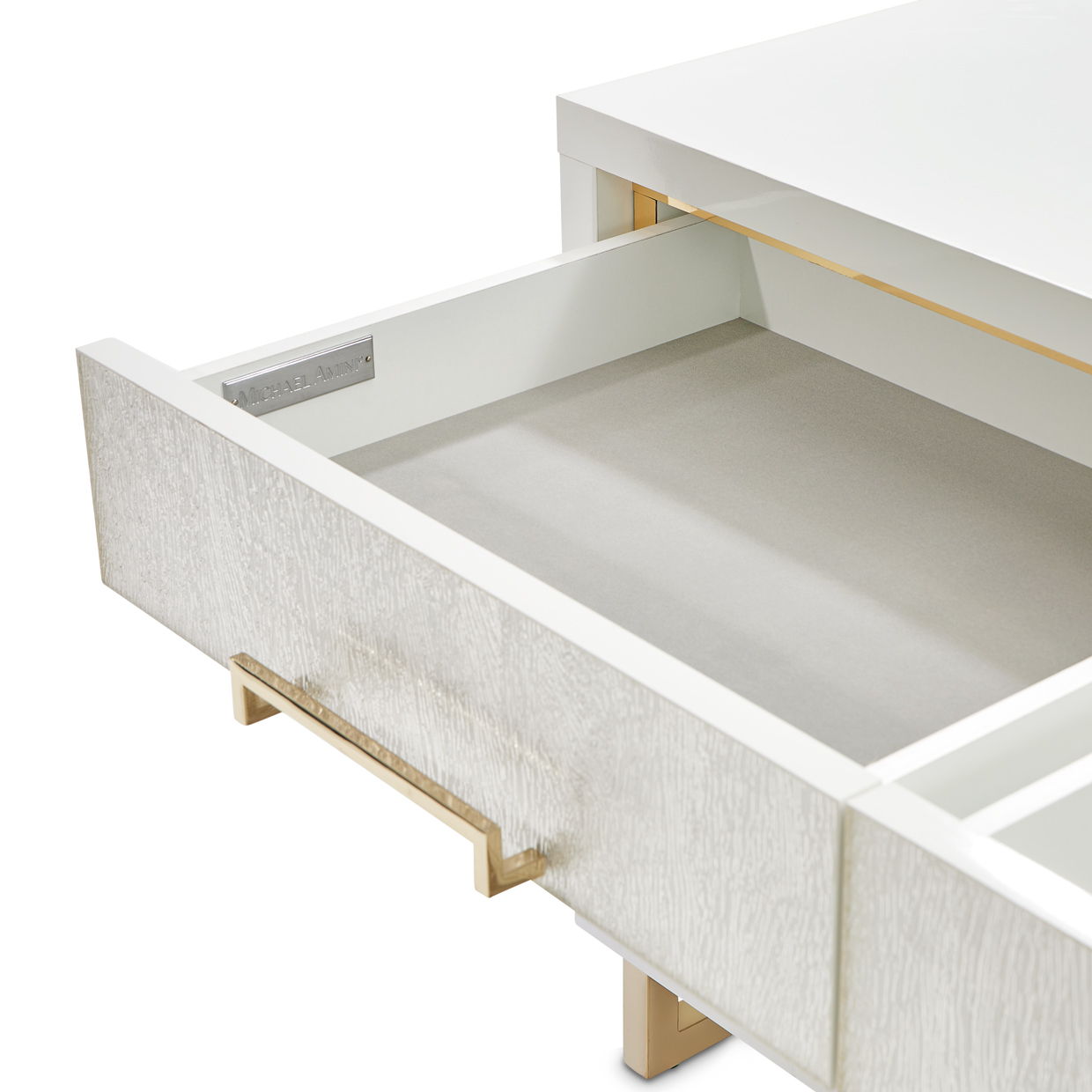 Palm Gate - Media Cabinet - Cloud White