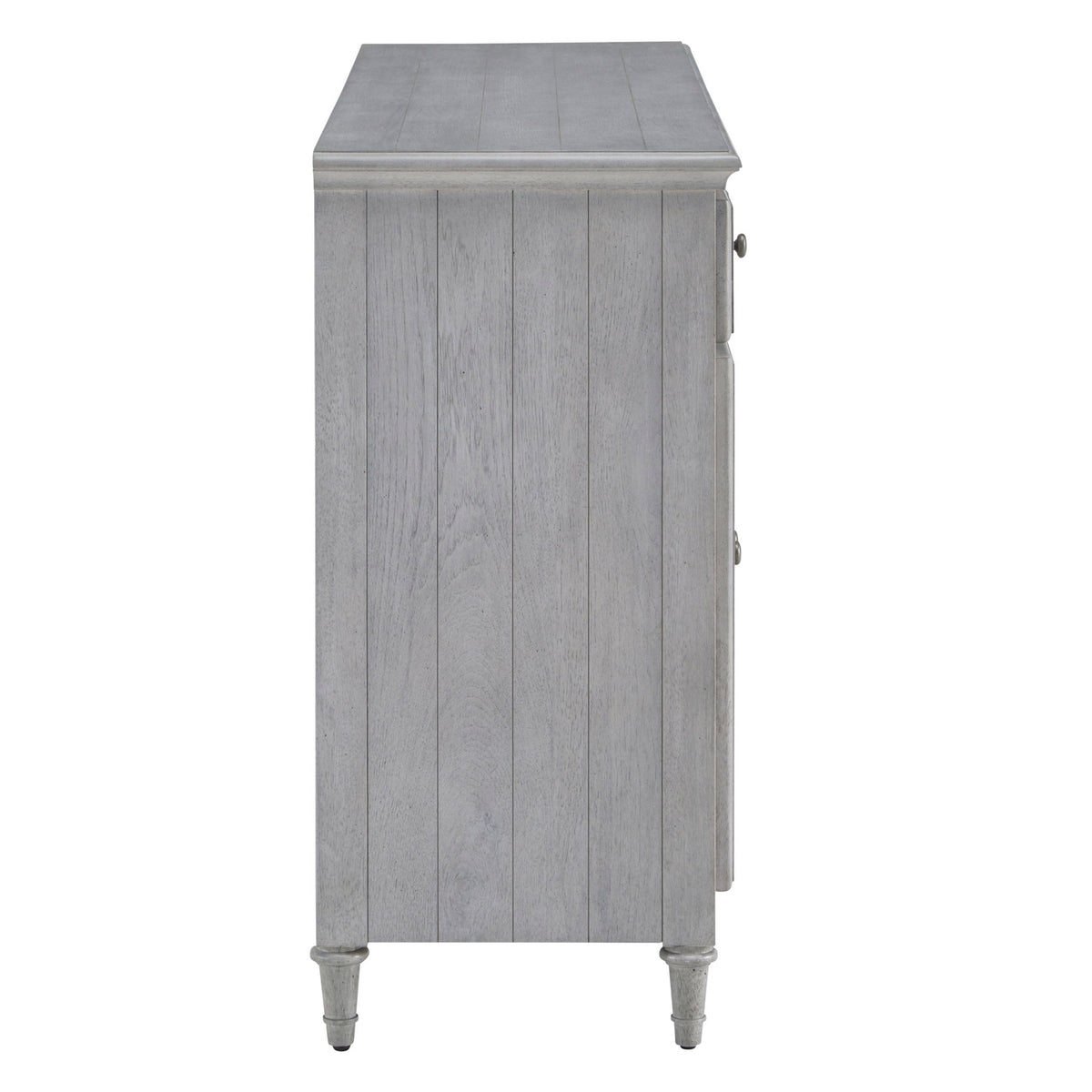 Pulaski Accents - 3-Door Credenza With Storage Drawers - Light Gray