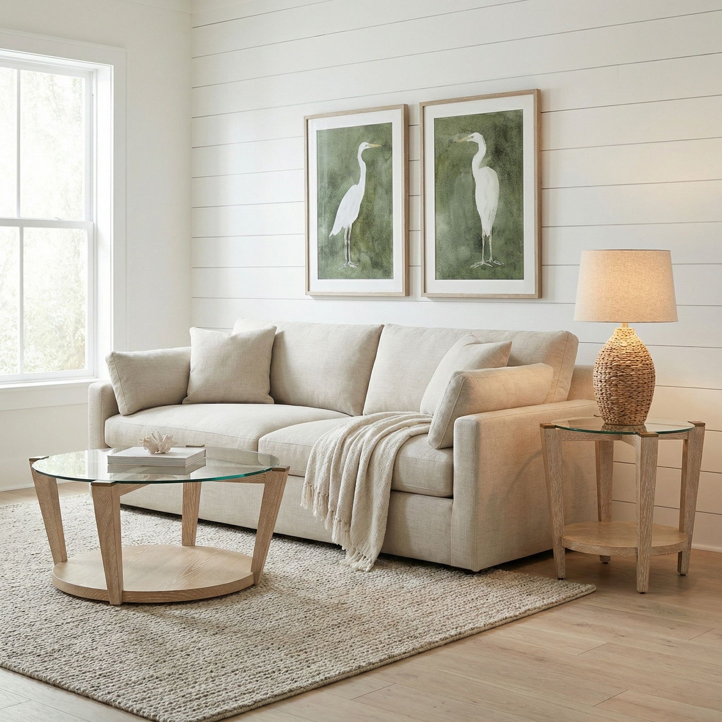 Dunes - Cocktail Table - Bleached Oak