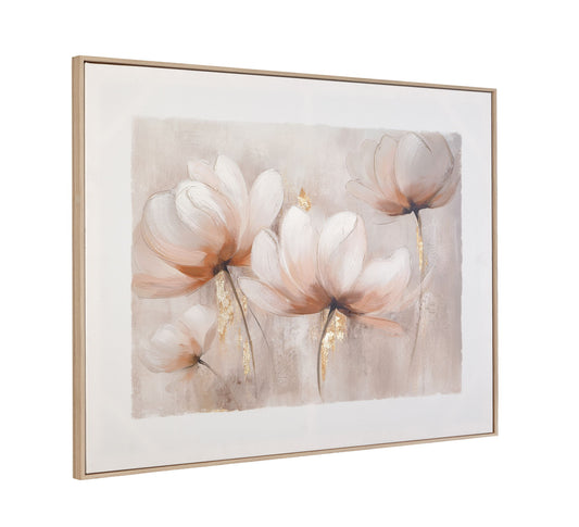 Blush Magnolia II Framed Canvas - Pink