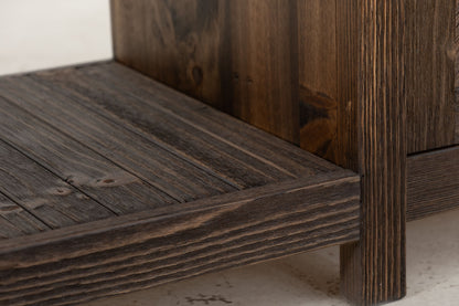 Dutton - TV Stand For Electric Fireplace - Rookwood Brown