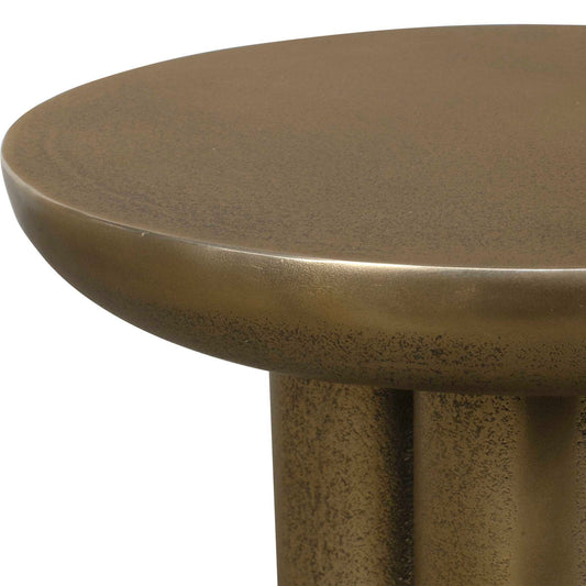 Thorp - Outdoor Accent Table - Brass