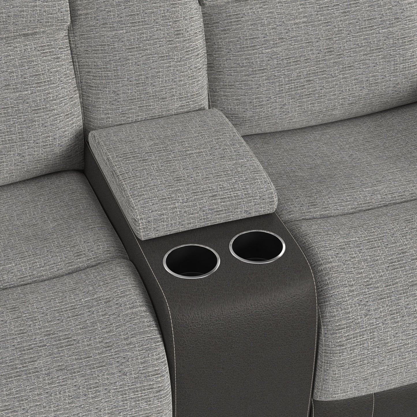 Hornet - 3 Piece Motion Sectional Set With Console