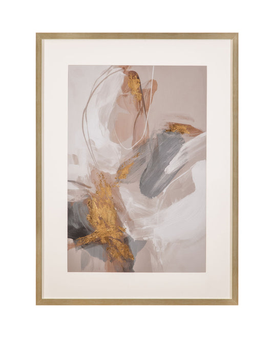Drifting Framed Canvas - Blue