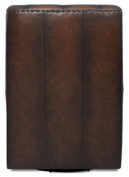CC - Senda Swivel Chair - Dark Brown