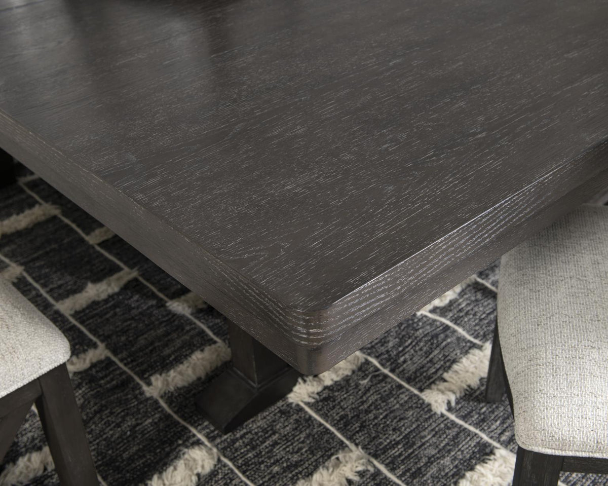Briarwood - Complete Counter Height Table With Storage - Sable