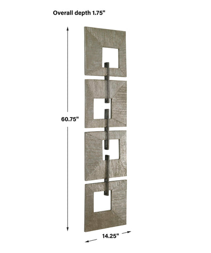 Linked - Metal Wall Decor - Champagne