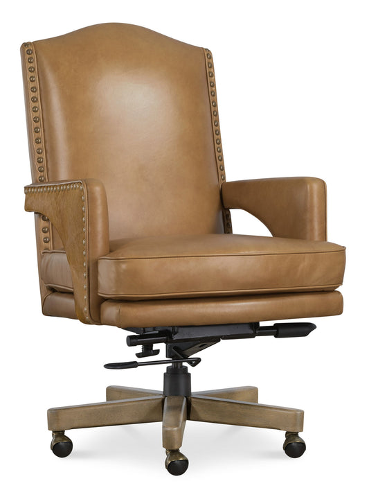 EC - Rochelle Executive Swivel Tilt Chair - Light Brown