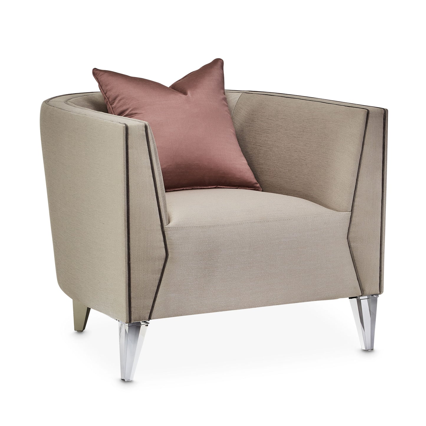 Linea - Matching Chair - Metallic / SilverMist