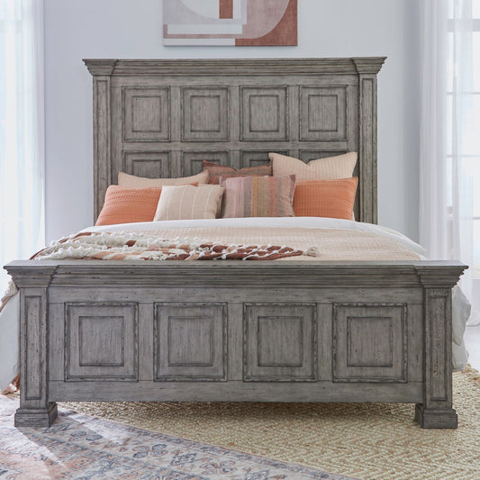 Big Valley - King Mansion Footboard - Graystone