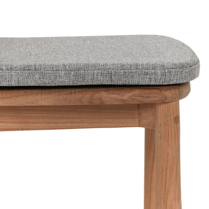 Aston - Outdoor Dining Chair - Natural / Gray