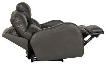 Angelo - Power Reclining Loveseat - Gunmetal