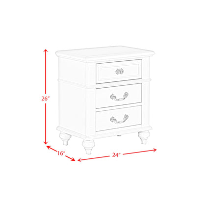Alana - Nightstand - White