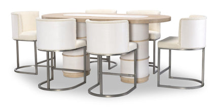 Biscayne - Counter Height Chair (Set of 2) - Beige