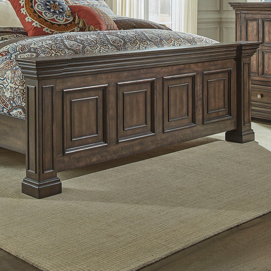 Big Valley - King Mansion Footboard - Brownstone