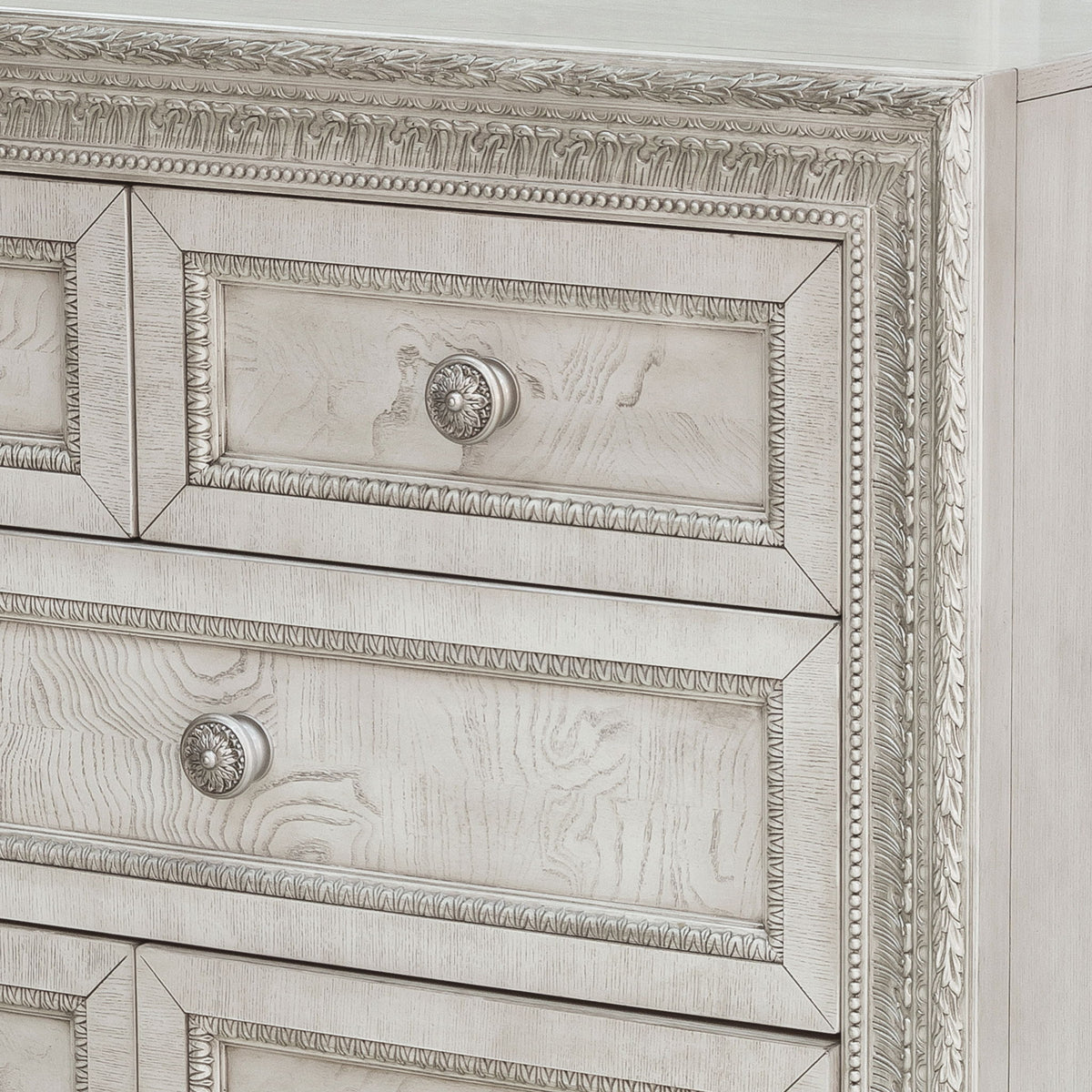 Camila - Dresser and Mirror - Creamy White