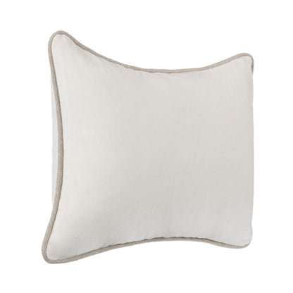 Heirloom Velvet - SLD Pillow - Ivory