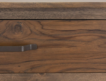 Natural Teca - Nightstand - Brown