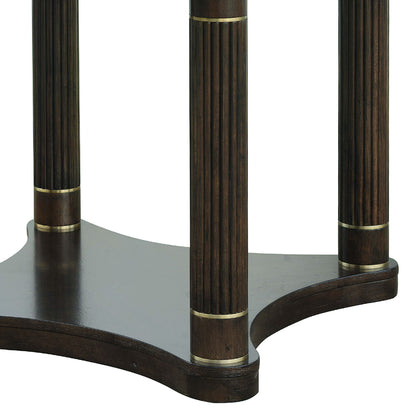 Asher Park - Round Dining Table - Piano Brown