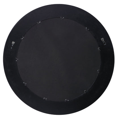 Frazier - Round Industrial Mirror - Black