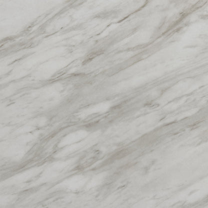 Everdeen - Dining Table With White Faux Marble Top - Charcoal