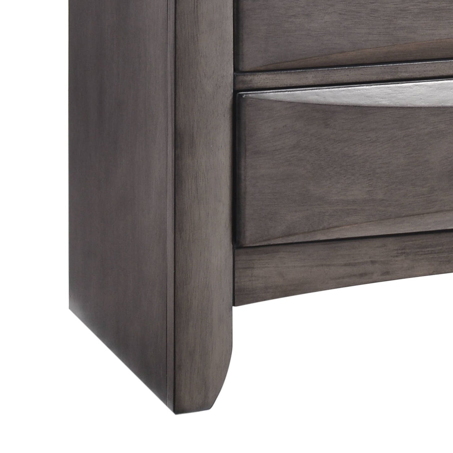 Emily - 5-Drawer Chest (Sturdy) - Gray