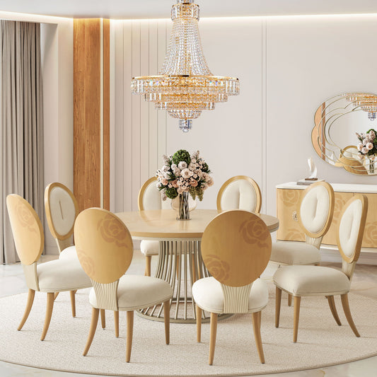 Michael Amini Lighting - Luxe Lumiere 28-Light Crystal Chandelier - Gold