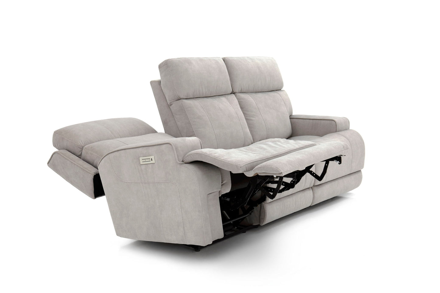 Ashbee - Power Sofa With Power Recline, Power Headrest, Zero Gravity And 3" Footrest Extension
