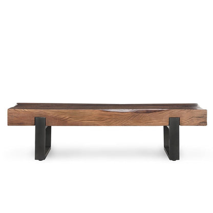 Duarte - Solid Wood Bench - Reclaimed Brown
