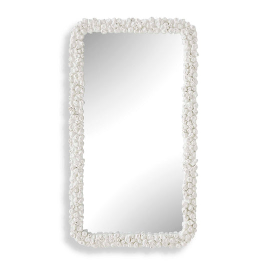 Barnacle - Rectangular Mirror - White