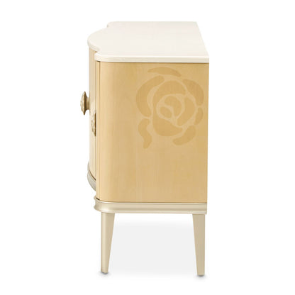 Camellia Field - Wood Sideboard