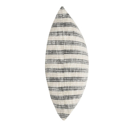 Linna - 24" x 24" Pillow - Natural / Black