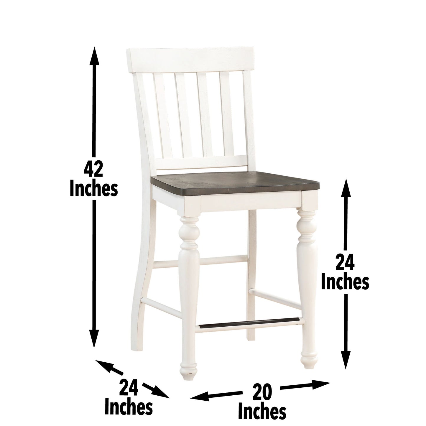 Joanna - Counter Chair - Two Tone