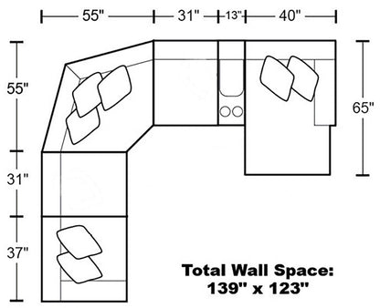 McPherson - Reclining Sectional