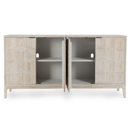 Mira - 4 Door Sideboard - White