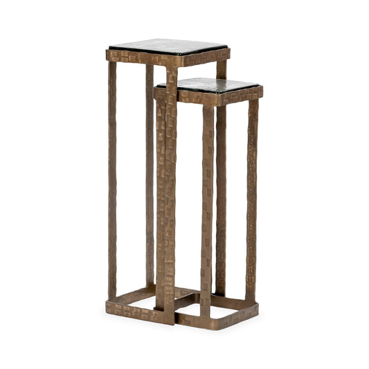 Gillian - Nesting Accent Tables - Brass
