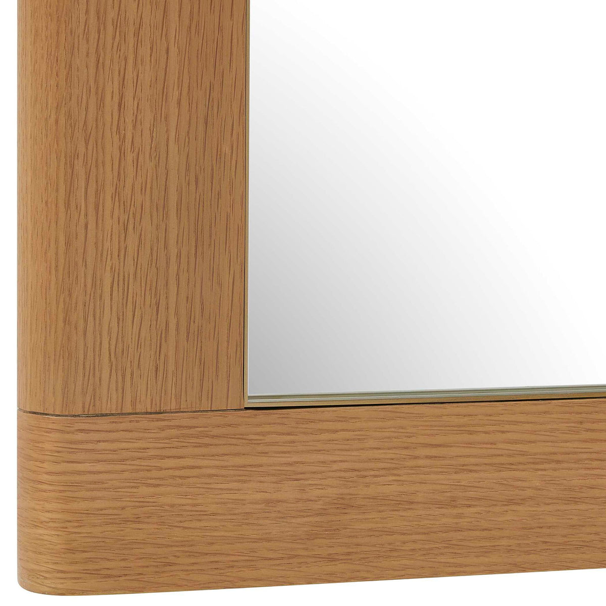 Bishop - Gunstock Oak Mirror - Woodtone