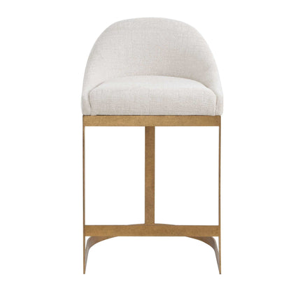 Ira - Counter Stool - Gold / Ivory