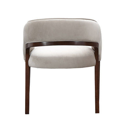 Houston - Vanity Chair - Porcini / Walnut