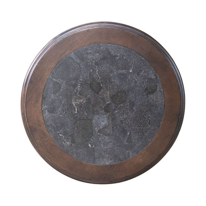 Providence Park - Round End Table - Chateau Brown