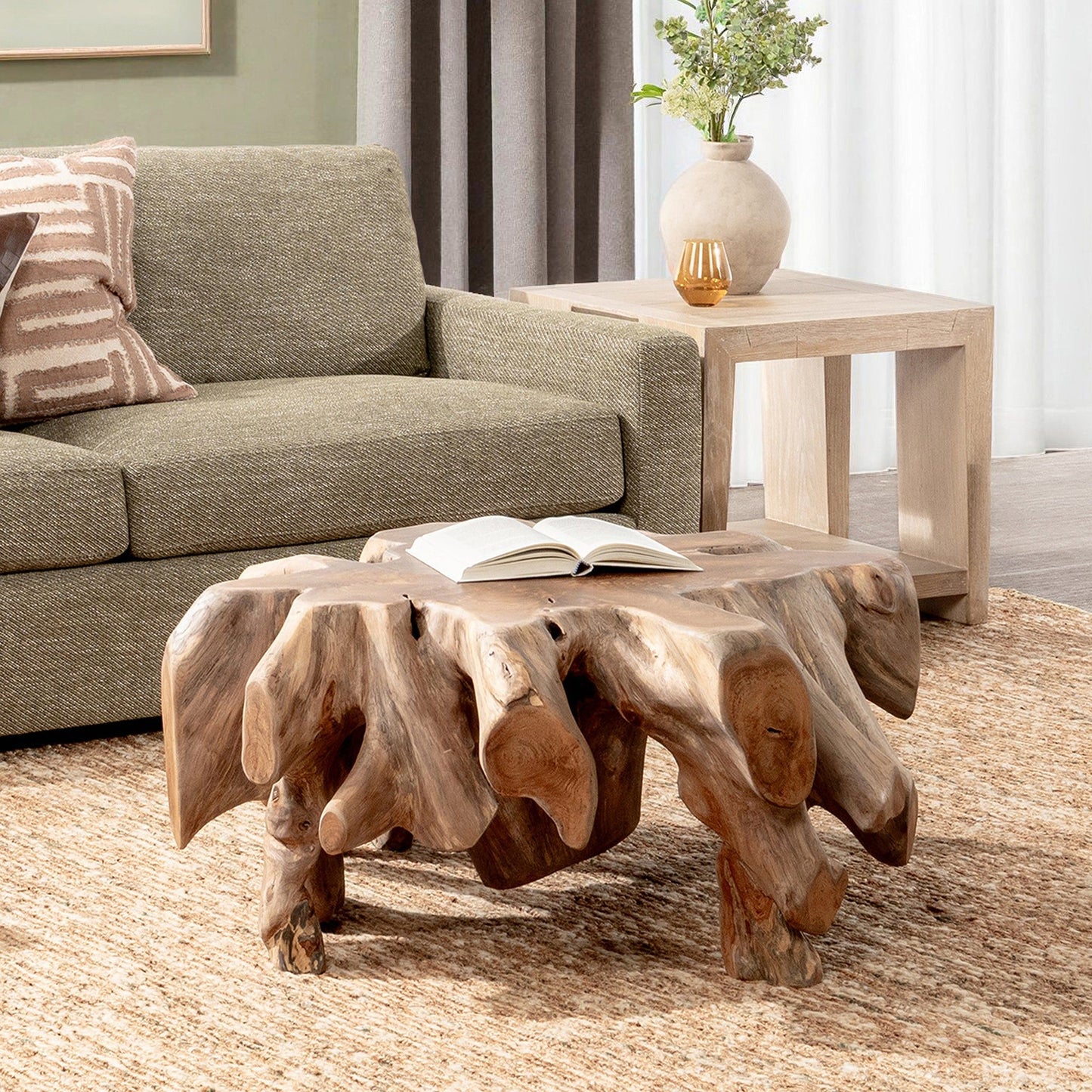 Cypress - Teak Root Coffee Table