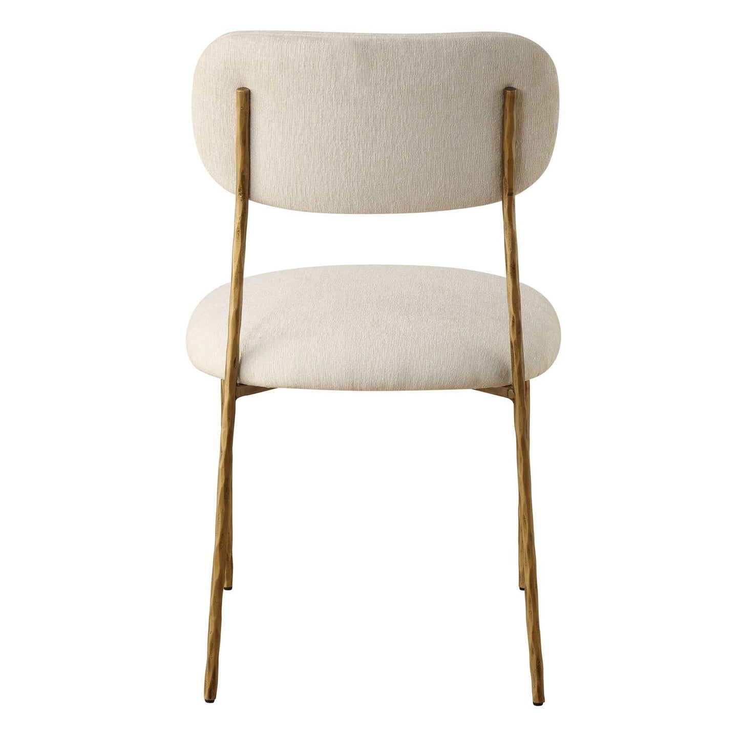 Capture - Dining Chair (Set of 2) - Gold / White