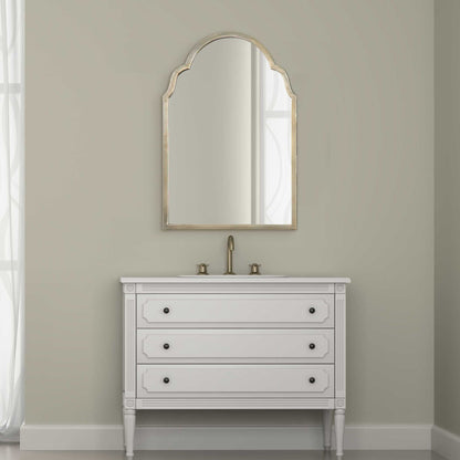Brayden - Petite Arch Mirror - Silver