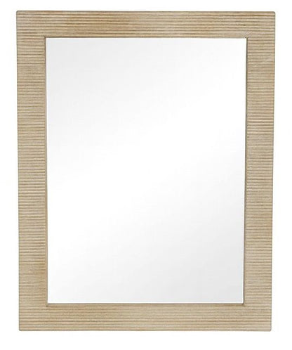 Brielle - Wall Mirror - Distressed White