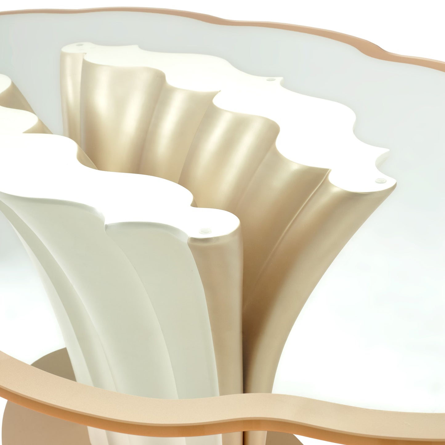 London Place - Entry Table - Creamy Pearl
