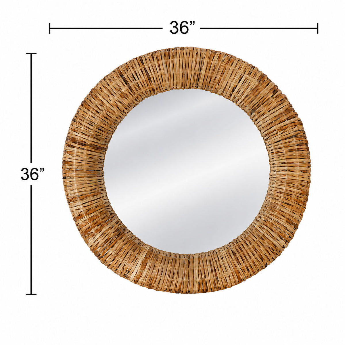 Malibu - Wall Mirror - Natural