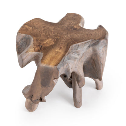Cypress - Teak Root End Table
