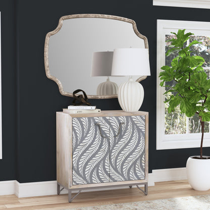 Aura - Wall Mirror - Antique Silver